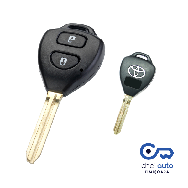 chei-auto-timisoara-chei-auto-toyota-cheie-telecomanda-cu-doua-butoane